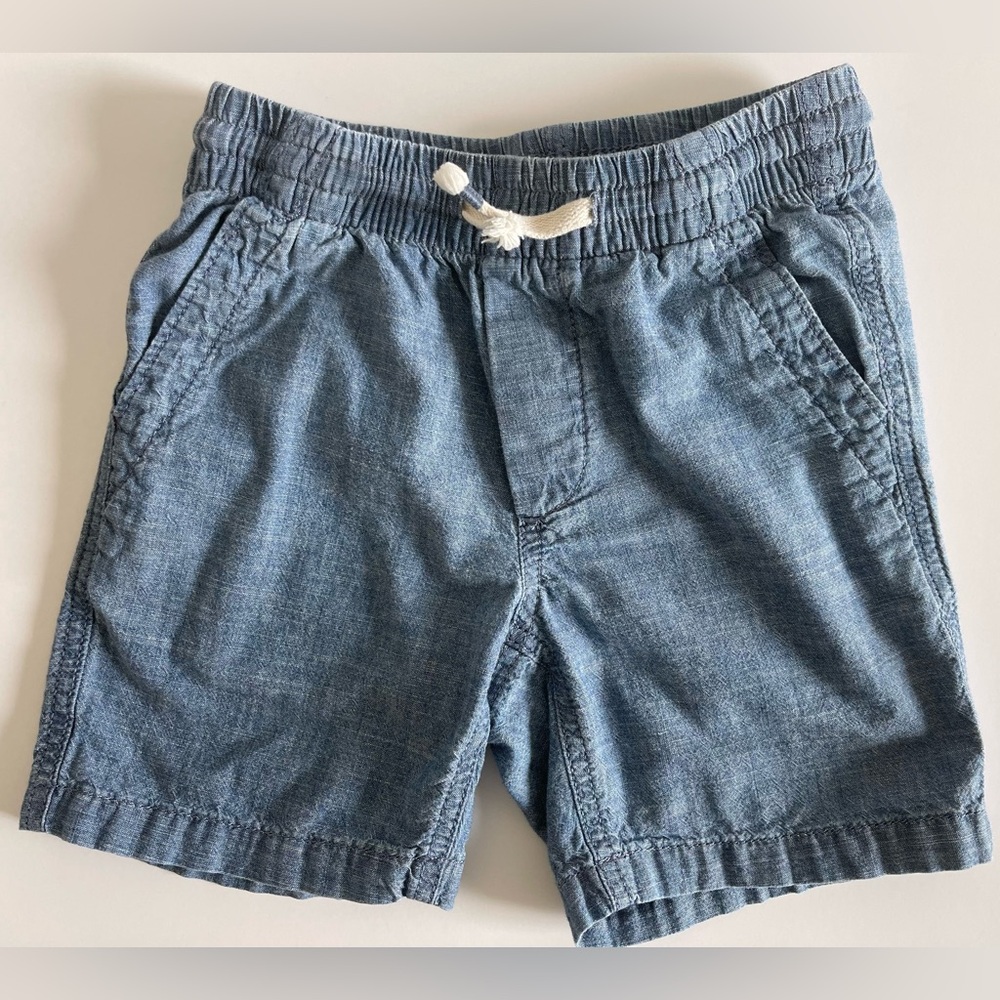 GAP Cotton Chambray Denim-Style Shorts